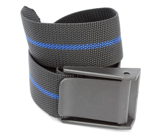 Cintura sub nylon nero blu - nylon, nero/blu